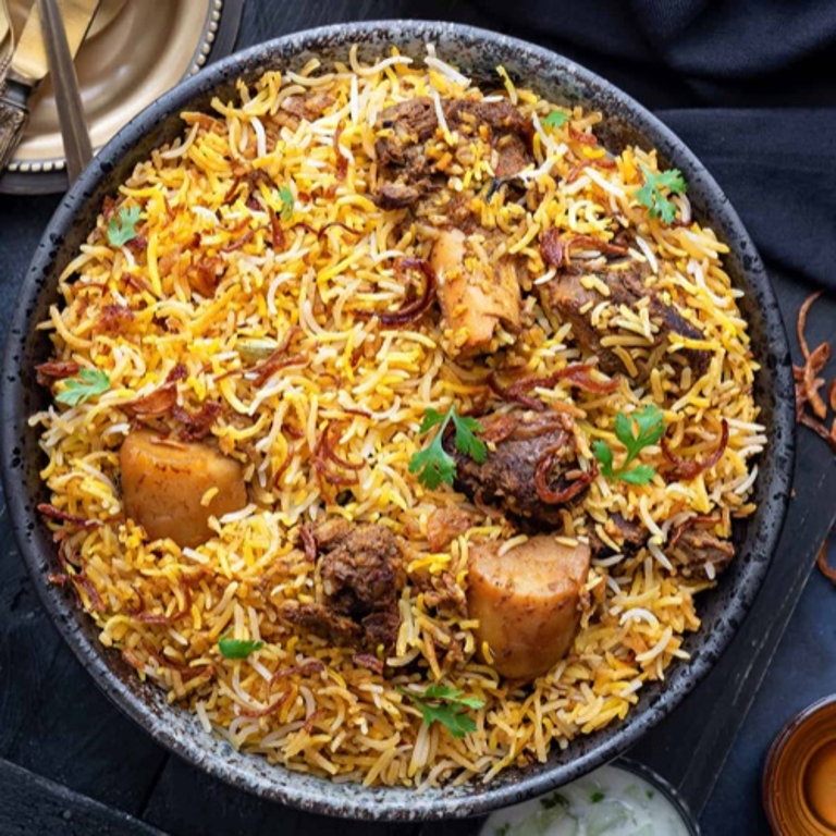 Delicious Goat Biryani