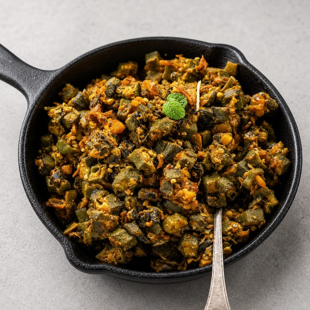 36. Okra Masala.
