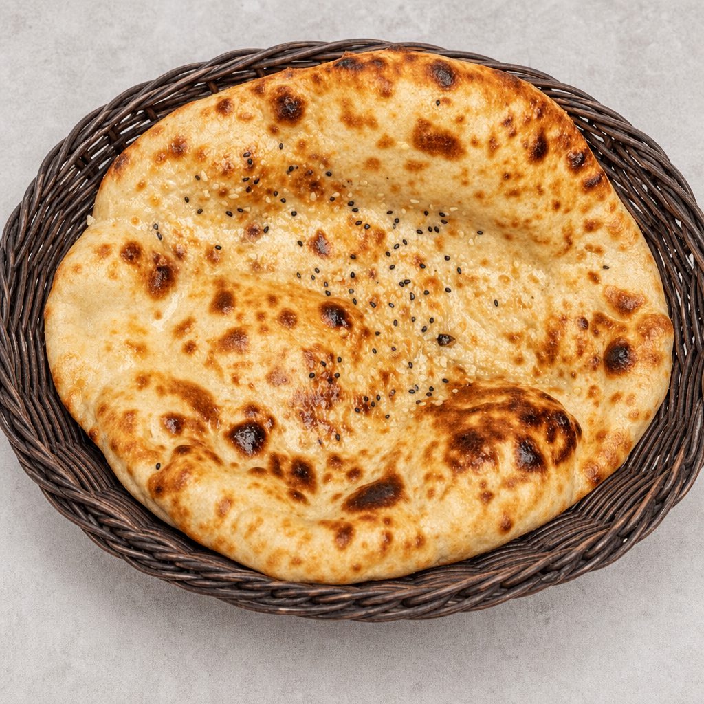 61. Garlic Naan.